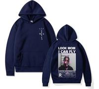 EVERLUCK Travis Hip Hop Fans Sudaderas con capucha para hombre Scott Wish You Were Here Sudaderas para mujer Astroworld Look Mom I Can Fly Sudadera con capucha, 03 Travis Sudadera con capucha, S