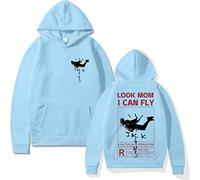 EVERLUCK Travis Hiphop Sudadera con capucha Scott Wish You Were Here Sudaderas unisex Astroworld Look Mom I Can Fly Sudaderas para mujeres y hombres, 01 Fly Travis, M