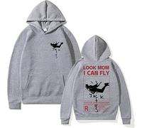 EVERLUCK Travis Hiphop Sudadera con capucha Scott Wish You Were Here Sudaderas unisex Astroworld Look Mom I Can Fly Sudaderas para mujeres y hombres, 02 Fly Travis, M