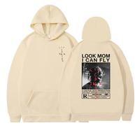 EVERLUCK Travis - Sudadera con capucha para hombre, diseño de Jack Look Mom I Can Fly Scott Rap Fans, 05 Hiphop Jack, S