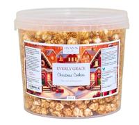 Everly Grace Popcorn - Christmas Cookie, 600 g - Cubo de palomitas con caramelo y especias de speculoos de nuestra fábrica en Augsburgo, Alemania