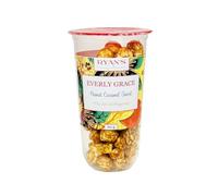 Everly Grace Popcorn - Peanut Caramel Swirl, 60 g - Vasos de palomitas con caramelo y mantequilla de cacahuete, producido en Alemania