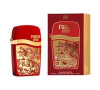 Everlyx - Fuego Vivo Eau de Toilette 100 ml - Perfume masculino intenso con notas especiadas y orientales - Fragancia poderosa y duradera inspirada en la energía del fuego y el espíritu del dragón