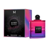 Everlyx - Illusion Black Sparkle Eau de Parfum 100 ml - Perfume femenino moderno con notas dulces y frutales - Fragancia intensa, elegante y duradera ideal para mujeres seguras y atrevidas