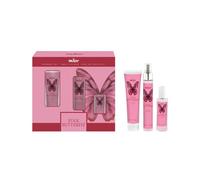 Everlyx - Pack Body Care Pink Butterfly Prady Parfums - Set con gel de ducha, body splash y eau de toilette - Aroma dulce y afrutado con notas florales - Cuidado corporal completo