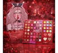 Everlyx - Paleta maquillaje & Coco 74 colores completa con iluminadores y labiales intensos y variados acabado mate y ideal para looks completos y