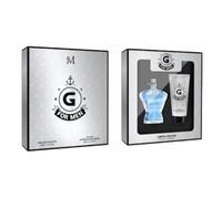 Everlyx - SET G For Men Limited Edition Eau de Toilette 50 ml + After Shave 50 ml - Fragancia fresca y amaderada para hombre - Aroma limpio, moderno y duradero - Set masculino versátil y equilibrado