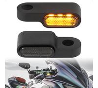 evermotor 3 LED universal 12v 2 piezas e24 mini motocicleta, Flash LED Señal de Giro Indicadores de aluminio fundición fundida ip67 prueba de impermeabilidad e