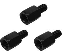 Evermotor Adaptador de espejo retrovisor para motocicleta,tornillos de espejo retrovisor de scooter desde rosca derecha M10 a rosca derecha/izquierda M8