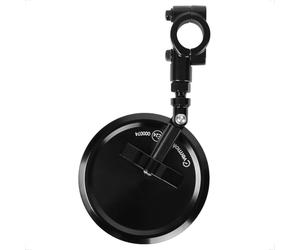 Evermotor Espejo de moto CNC, Espejos de moto homologados E24, Redondo para Scooters, ATVs, Ciclomotores, Quads, Ciclomotores (1)