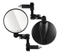 Evermotor Espejos Moto Homologados E9, Espejos Retrovisores 360° y 180°, Compatible con Quad Scooter ATV Moped