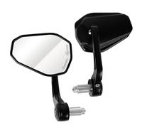 evermotor universal espejo moto, E24, espejo de extremo del manillar, para quad scooter ATV ciclomotor scooter, 2 piezas