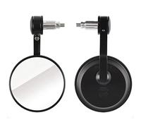 Evermotor Universal Motocicleta Manillar Espejo Redondo E-Mark Quad Roller ATV Moped