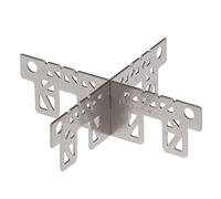 EVERNEW Soporte cruzado de titanio para estufa de alcohol