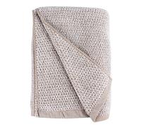 Everplush Diamond Jacquard Toalla de baño, Mezcla de poliéster, Caqui (marrón Claro), 1 Pack Bath Sheet (35 x 66)