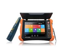 EVERSECU - Probador de cámaras IP de 8 Pulgadas con Pantalla Retina, Monitor de Seguridad CCTV con SDI/TVI/AHD/CVI/Multimeter/TDR/OPM/VFL/POE/WIFI/4K H.265