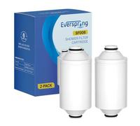 EVERSPRING Elemento de filtro de ducha de agua - Acondicionador de ducha online compatible con Philips Filtro de ducha AWP175: AWP1775WH / AWP1775CH, paquete de 2 unidades
