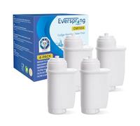 EVERSPRING Filtro de agua para máquina de café, compatible con filtros de agua Siemens® EQ Series, EQ3/EQ6/EQ9, EQ500, S700, Brita® Intenza 575491, Bosch® TCZ7003, TCZ7033, certificado NSF, 4 piezas