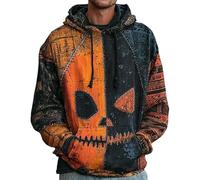 Everswear Halloween Sweater, Halloween Print Hoodie for Women, Cozy Knit Sweater for Men/Women (F,S)