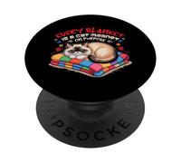 Every Blanket IS A Cat Magnet ON Purpose PopSockets PopGrip Adhesivo