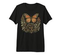 Every Child Can Soar Back To School Butterfly Camiseta Premium