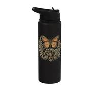 Every Child Can Soar Back To School Butterfly Stainless Steel Insulated Water Bottle