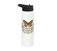 Every Child Can Soar Back To School Butterfly Stainless Steel Insulated Water Bottle