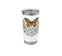 Every Child Can Soar Back To School Butterfly Vaso térmico de acero inoxidable de doble pared