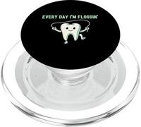 Every Day Im Flossin Cita Dentista Humor PopSockets PopGrip para MagSafe