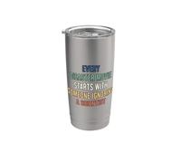 Every Disaster Movie Starts With Someone Ignoring Scientist Vaso térmico de acero inoxidable de doble pared