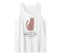 Every Good & Purrfect (Gift) is from Above - James 1:17 Cat Camiseta sin Mangas