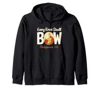 Every Knee Shall Bow Nativity - Philippians 2:10 Christmas Sudadera con Capucha