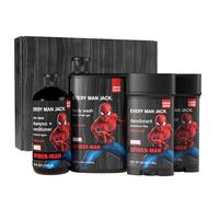 Every Man Jack - Conjunto de Spider-Man para el cuerpo: perfecto para cualquier hombre y fan de Marvel. Caja de regalo de baño y cuerpo Marvel con ingredientes naturales y aromas increíbles. Incluye