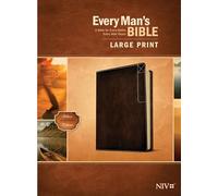 Every Man's Bible NIV, Large Print, Deluxe Explorer Edition: New International Version, Brown, Leatherlike, Explorer Edition
