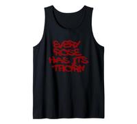 Every Rose Has Its Thorn Graffiti Design Camiseta sin Mangas