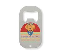 Every Snack You Make Every Meal You Bake Every Bite You Take I'll Be Watching You - Abridor de botellas de acero inoxidable, color plateado