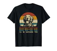 Every snack you make Golden Retriever perro raza retro Camiseta