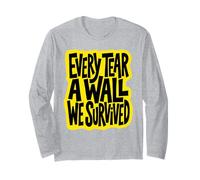 Every Tear A Wall We Survived Yellow Streetwear Art Manga Larga