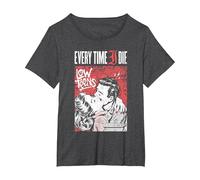 Every Time I Die - Embrace - Merch Oficial Camiseta, Mujer Tallas Grandes, Jaspeado Oscuro, 6XL Grande