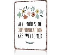 Every Voice Matters Quote Aluminum Wall Sign Office 8 X 12 in