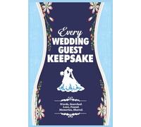Every Wedding Guest Keepsake: A Fun and Unique Wedding Guest Book Alternative to Entertain and Treasure | Wedding Puzzle Guest Book for Reception ... Notes & Wishes | Navy Blue Cover Edition