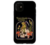 Everybody Croaks Frog Skull Mushroom Retro Funny Adult Humor Carcasa para iPhone 11