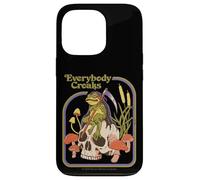 Everybody Croaks Frog Skull Mushroom Retro Funny Adult Humor Carcasa para iPhone 13 Pro