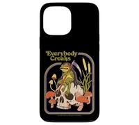 Everybody Croaks Frog Skull Mushroom Retro Funny Adult Humor Carcasa para iPhone 13 Pro Max