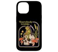 Everybody Croaks Frog Skull Mushroom Retro Funny Adult Humor Carcasa para iPhone 14