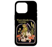 Everybody Croaks Frog Skull Mushroom Retro Funny Adult Humor Carcasa para iPhone 16 Pro