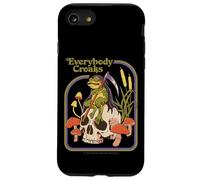 Everybody Croaks Frog Skull Mushroom Retro Funny Adult Humor Carcasa para iPhone SE (2020) / 7 / 8