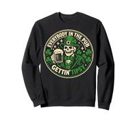 Everybody In The Pub Gettin' Tipsy St Patricks Day Skeleton Sudadera