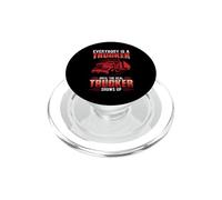 Everybody Is A Trucker Until The Real Trucker Truck Driver PopSockets PopGrip para MagSafe
