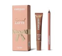 EVERYBODY LONDON Kit de maquillaje de labios, delineador rosa nude, tinte labial Holiday Sparks, conjunto de besos de vacaciones de Londres